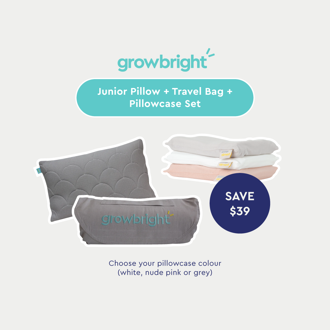 Junior Pillow & Travel Bag with FREE Pillowcase Set!