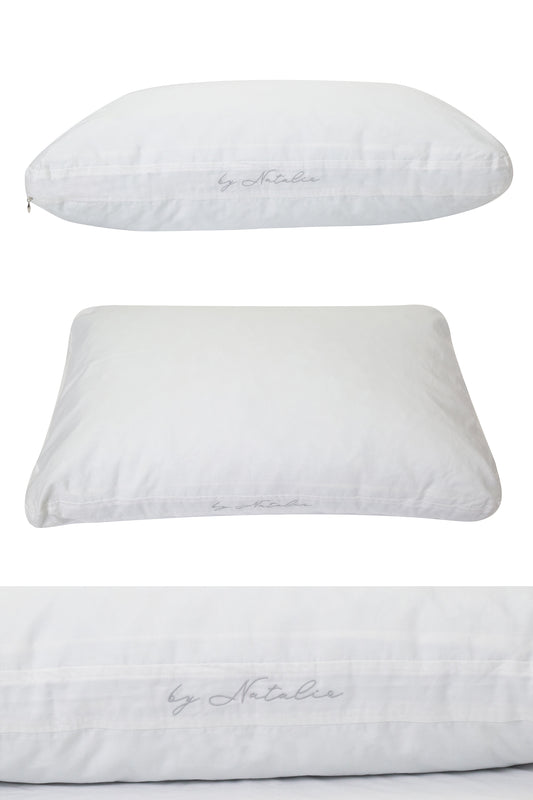 Luxury Sleep Trio: Cooling Memory Foam Pillow, Silk Pillowslip + Microfiber Topper - Save $114!